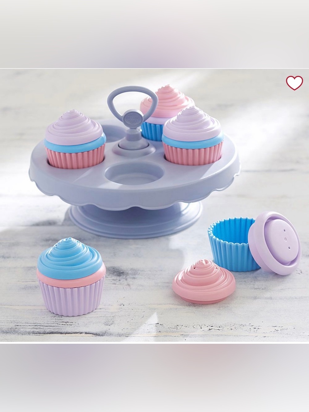 Pottery Barn Kids Pastel Cupcake Play Set - Pink, Blue, Lavender